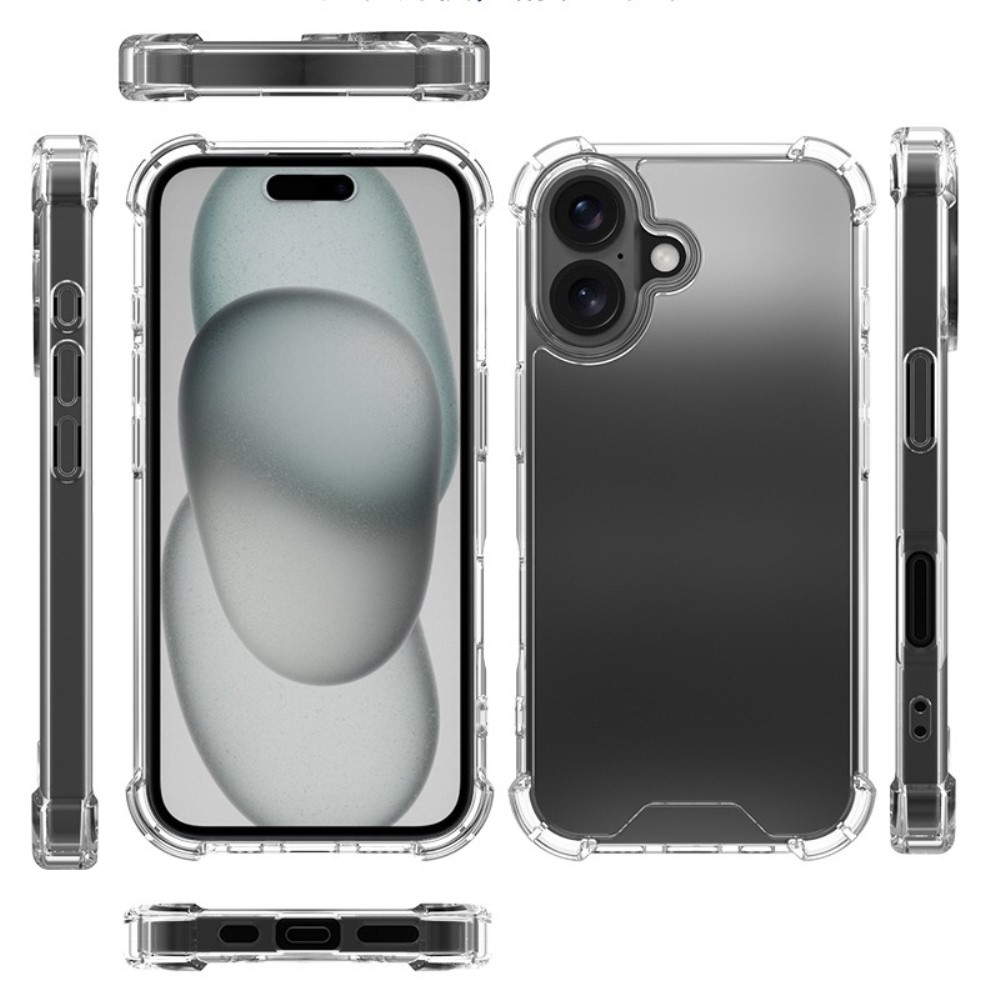 Kryt na iPhone 16 Plus gumový Premium čirý