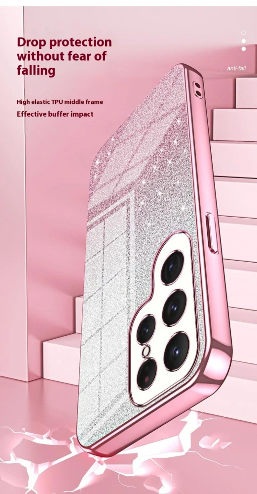 Kryt na Samsung Galaxy S25 Ultra Gradient růžový