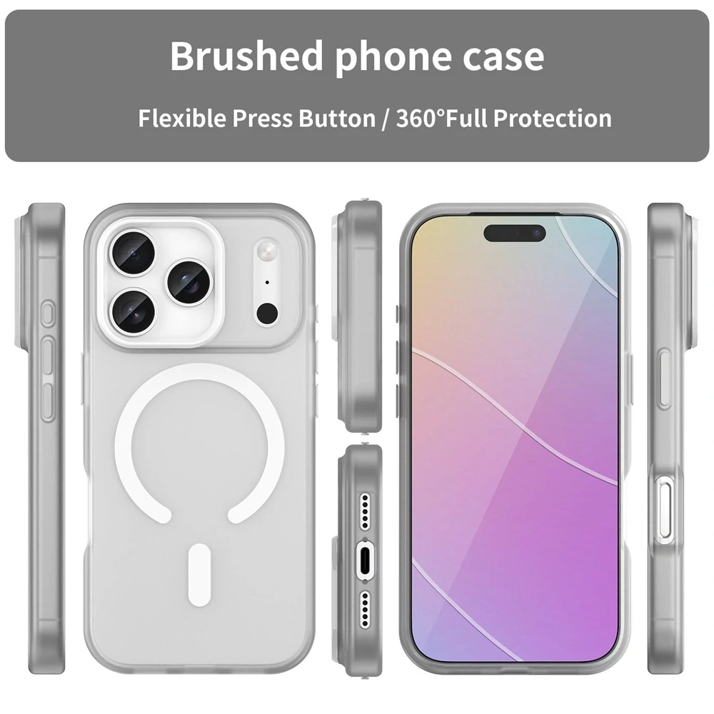 Kryt na iPhone 17 Pro Candy s podporou MAGSAFE bílý