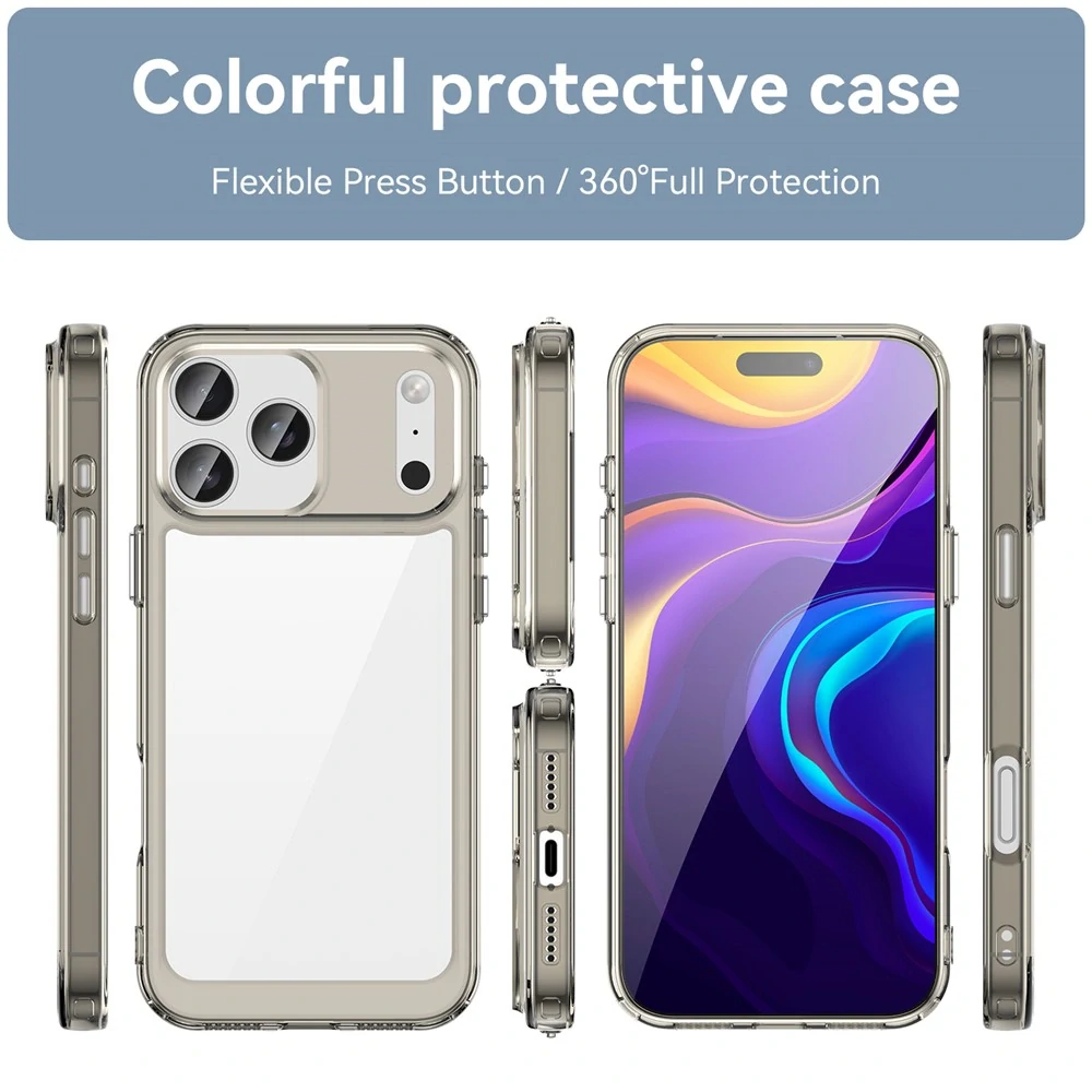 Kryt na iPhone 17 Pro Max odolný šedý