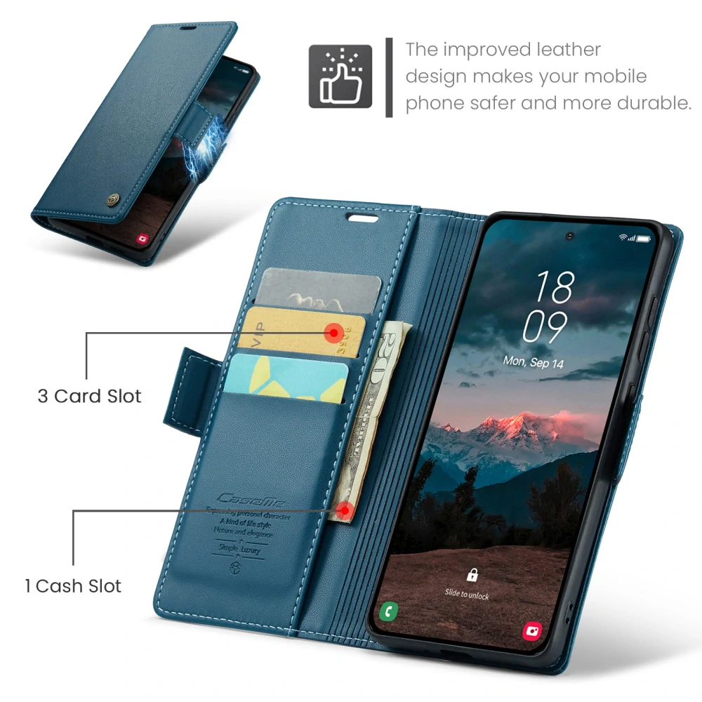 Pouzdro na Samsung Galaxy S26 CASEME smooth modré