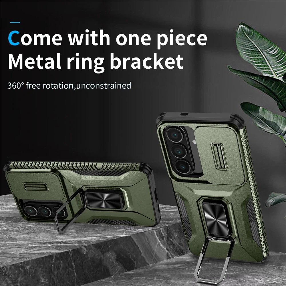 Kryt na Samsung Galaxy S26 odolný s krytkou na fotoaparát zelený