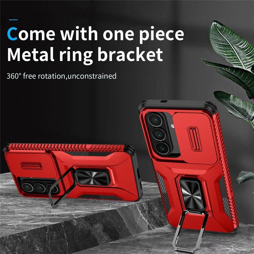 Kryt na Samsung Galaxy S26 odolný s krytkou na fotoaparát červený