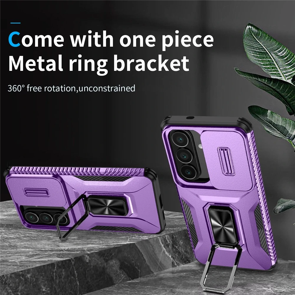 Kryt na Samsung Galaxy S26 odolný s krytkou na fotoaparát fialový