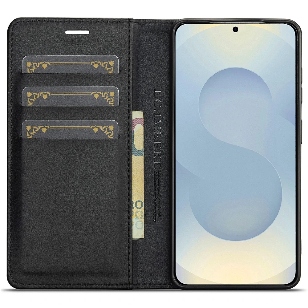 Pouzdro na Samsung Galaxy S26 LC.IMEEKE Carbon horizontal
