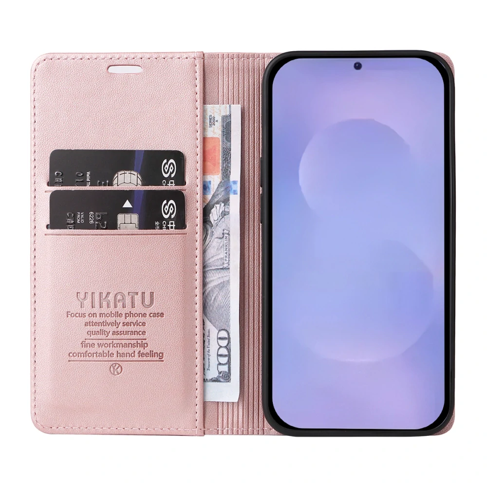 Pouzdro na Samsung Galaxy S26 Yikatu růžové