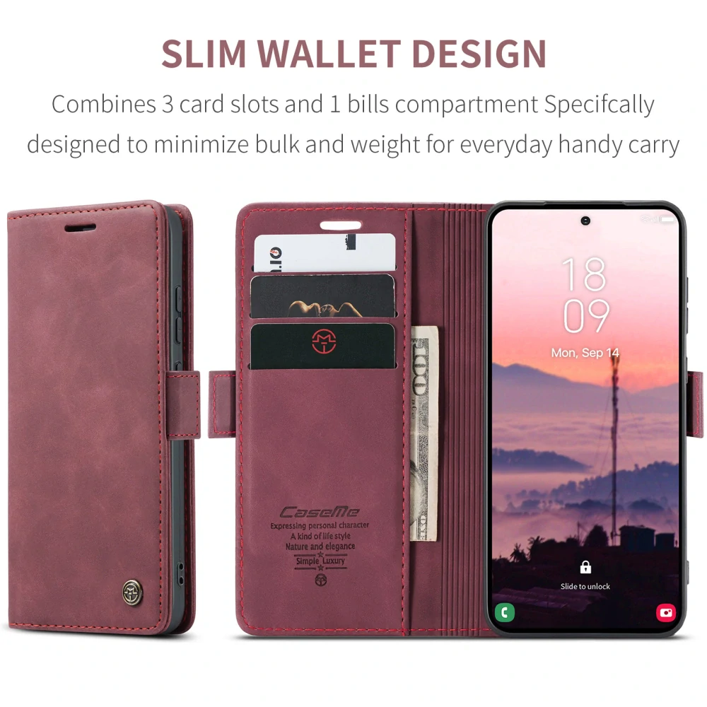 Pouzdro na Samsung Galaxy S26 Ultra CASEME červené