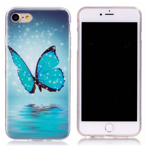 Kryt na iPhone 7 / 8 / SE ( 2020 / 2022 ) svítící Motýl a hvězdy