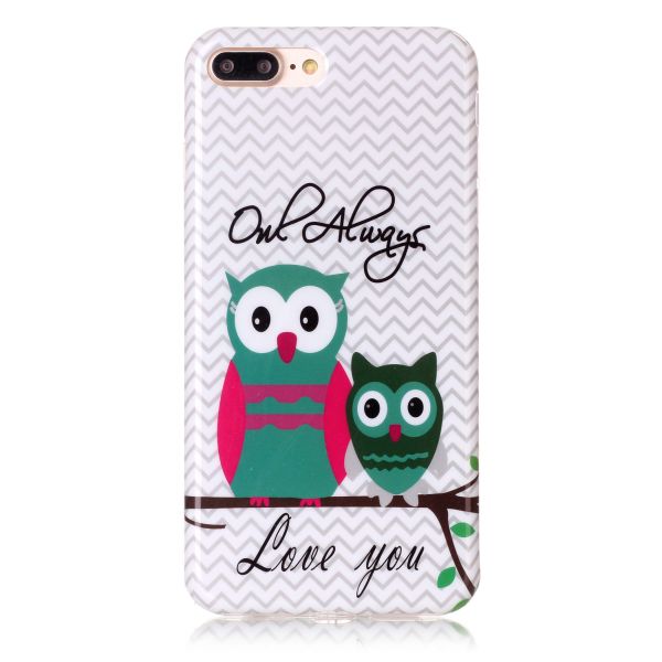 Kryt na iPhone 7 Plus / 8 Plus kryt Sova Owl Always Love you