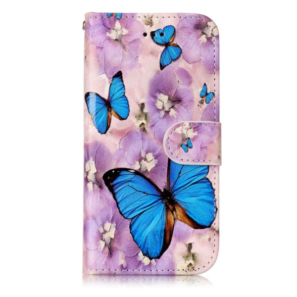 Pouzdro na iPhone 7 / 8 / SE ( 2020 / 2022 ) Motýl fialové