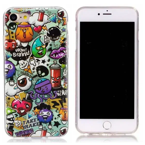 Kryt na iPhone 7 / 8 / SE ( 2020 / 2022 ) svítící Graffiti Urban Art