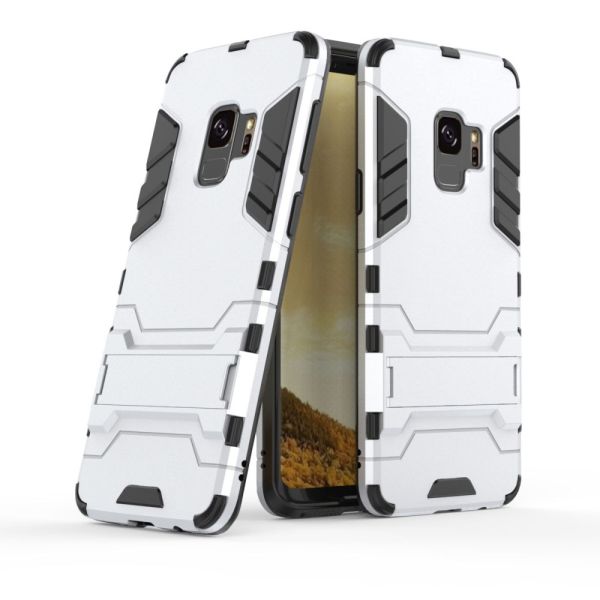 Kryt na Samsung Galaxy S9 odolný army clip stříbrný