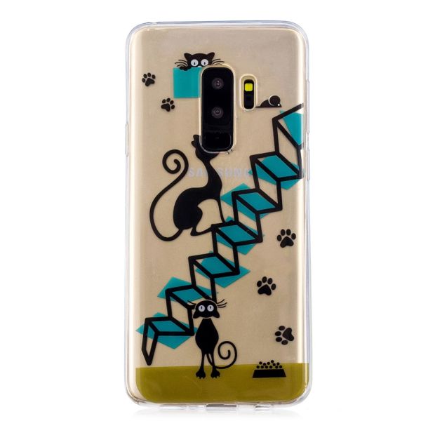 Kryt na Samsung Galaxy S9 Plus Kočka na schodech