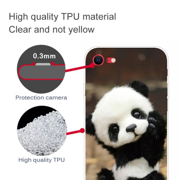 Kryt na iPhone 7 / 8 / SE ( 2020 / 2022 ) Panda