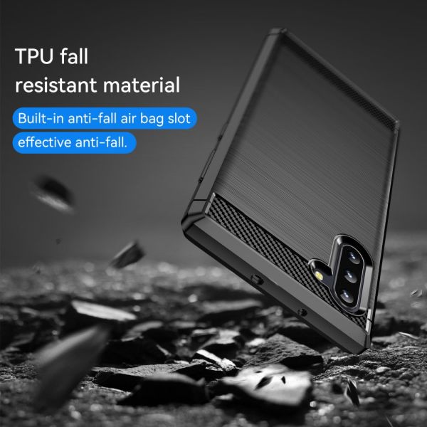 Kryt na Samsung Galaxy Note 10 Carbon černý