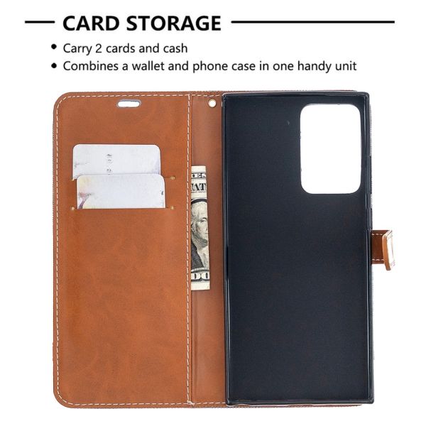 Pouzdro na Samsung Galaxy Note 20 Ultra Jeans šedé