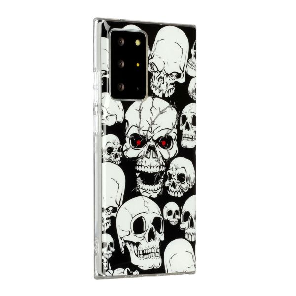Kryt na Samsung Galaxy Note 20 Ultra svítící Creepy Skull