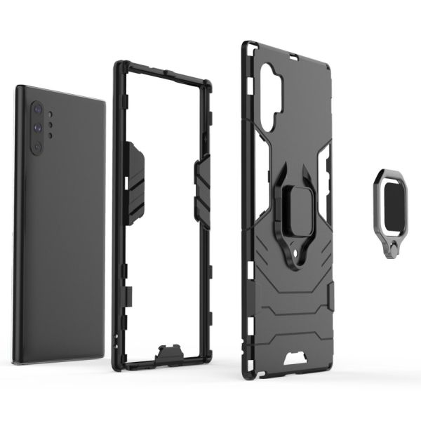 Kryt na Samsung Galaxy Note 10 Plus Magnet ring černý