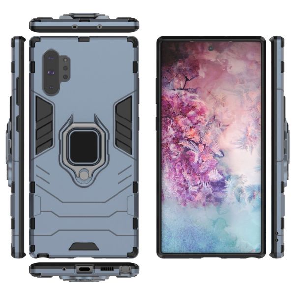 Kryt na Samsung Galaxy Note 10 Plus Magnet ring modrý
