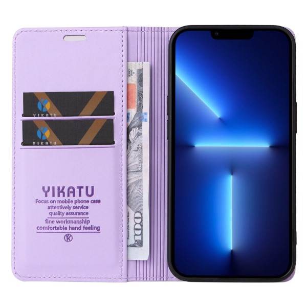 Pouzdro YIKATU pro iPhone 13 fialové