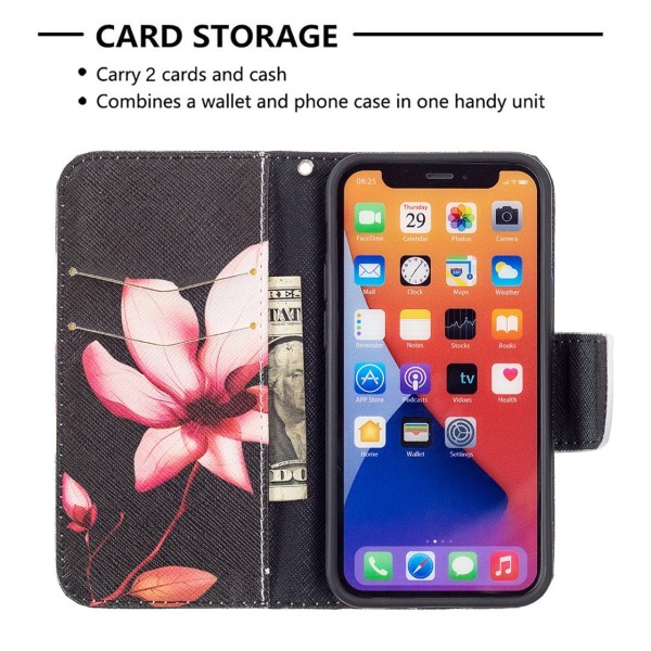 Pouzdro pro iPhone 13 Kytky černé