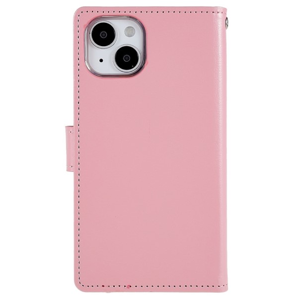 MERCURY iPhone 14 pouzdro RICH DIARY světle růžové