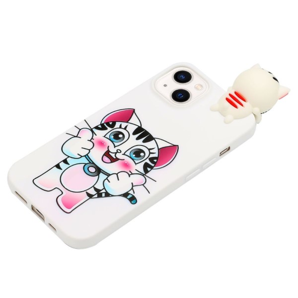 Kryt iPhone 14 3D kotě