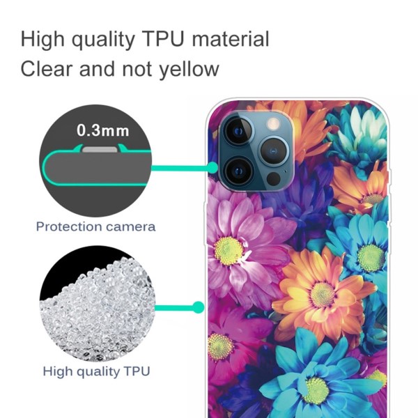 Kryt na iPhone 14 Pro Květy
