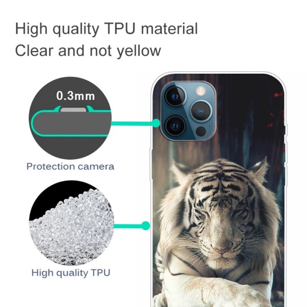 Kryt na iPhone 14 Pro tygr