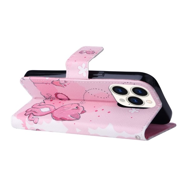 Pouzdro pro iPhone 14 Pro Kotě růžové