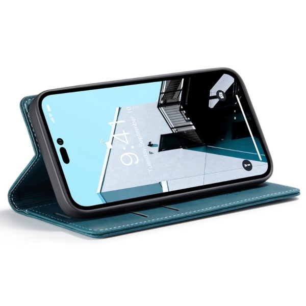 Pouzdro CASEME pro iPhone 14 Pro modré