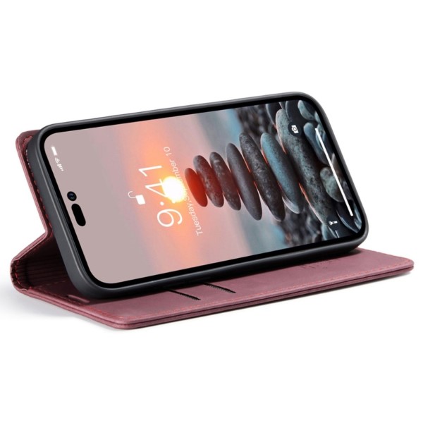 Pouzdro CASEME pro iPhone 14 Pro červené