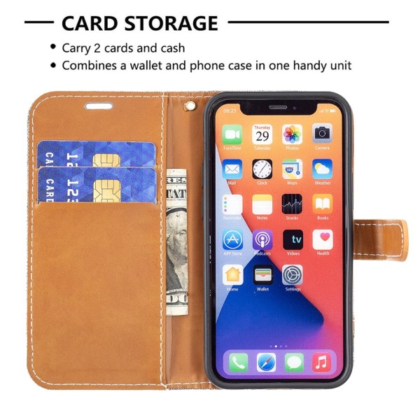 Pouzdro pro iPhone 13 Jeans šedé