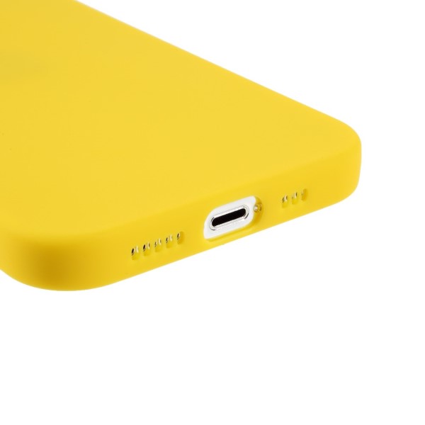 Kryt na iPhone 13 Pro gumový žlutý