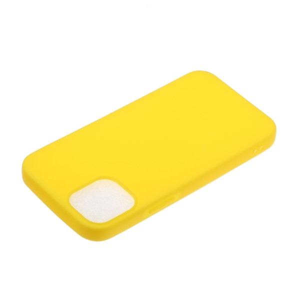 Kryt na iPhone 12 Mini gumový žlutý