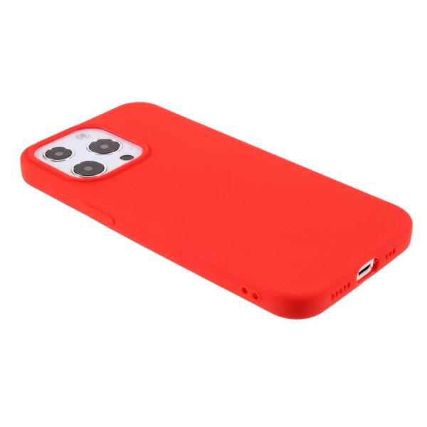 Kryt na iPhone 13 Pro Max gumový červený