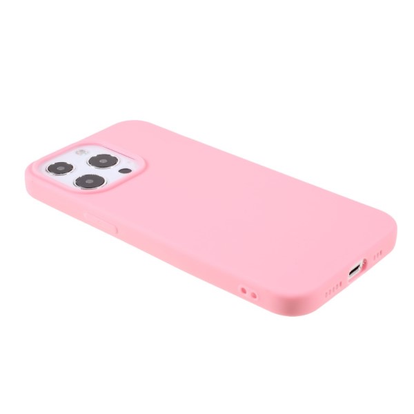 Kryt na iPhone 13 Pro Max gumový růžový