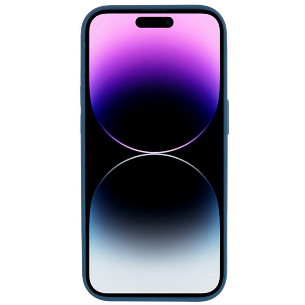 Kryt na iPhone 14 Pro Max gumový modrý