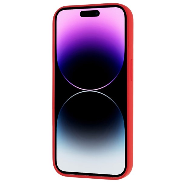 Kryt na iPhone 14 Pro Max gumový červený