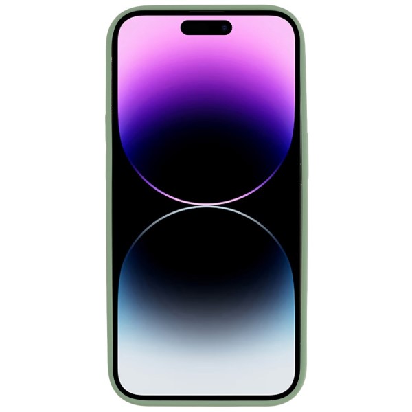 Kryt na iPhone 14 Pro Max gumový zelený