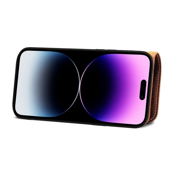 Pouzdro na iPhone 14 Pro Max Kožené hnědé