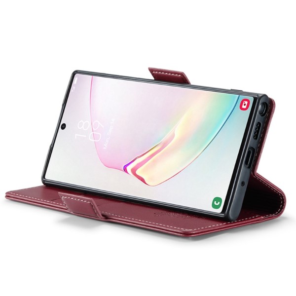 Pouzdro na Samsung Galaxy Note 10 Plus CASEME smooth červené