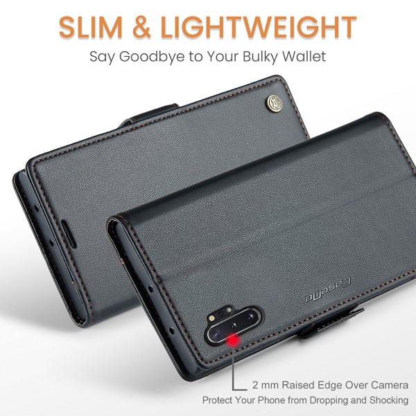 Pouzdro na Samsung Galaxy Note 10 Plus CASEME smooth černé
