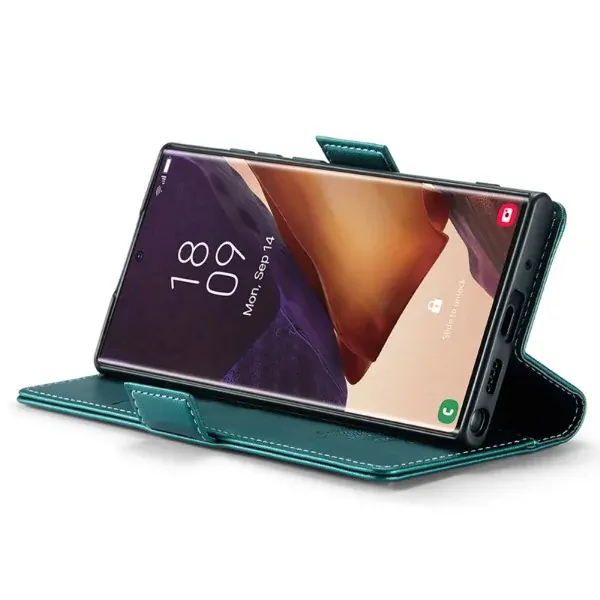 Pouzdro na Samsung Galaxy Note 20 Ultra CASEME smooth zelené