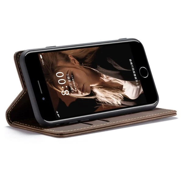Pouzdro CASEME pro iPhone 7 / 8 / SE ( 2020 / 2022 ) hnědé
