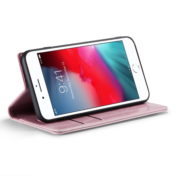 Pouzdro na iPhone 7 Plus / 8 Plus Retro waxy růžové