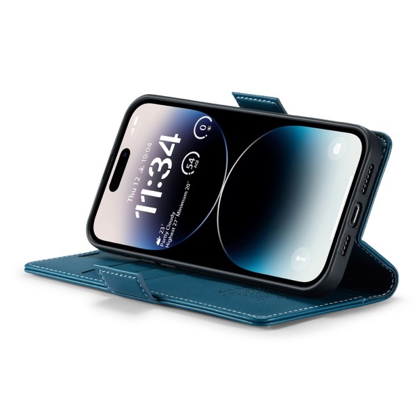 Pouzdro na iPhone 14 Pro Max CASEME Smooth modré