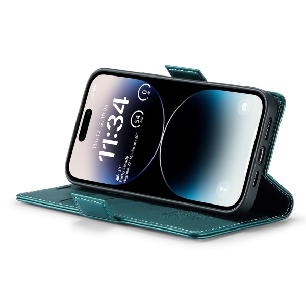 Pouzdro na iPhone 14 Pro Max CASEME Smooth zelené