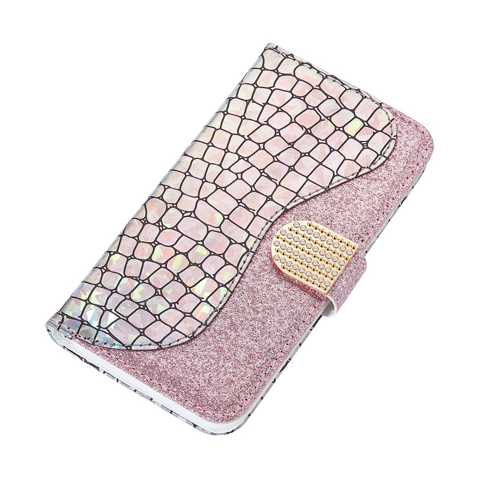 Pouzdro na Samsung Galaxy S20 FE Glitter růžové