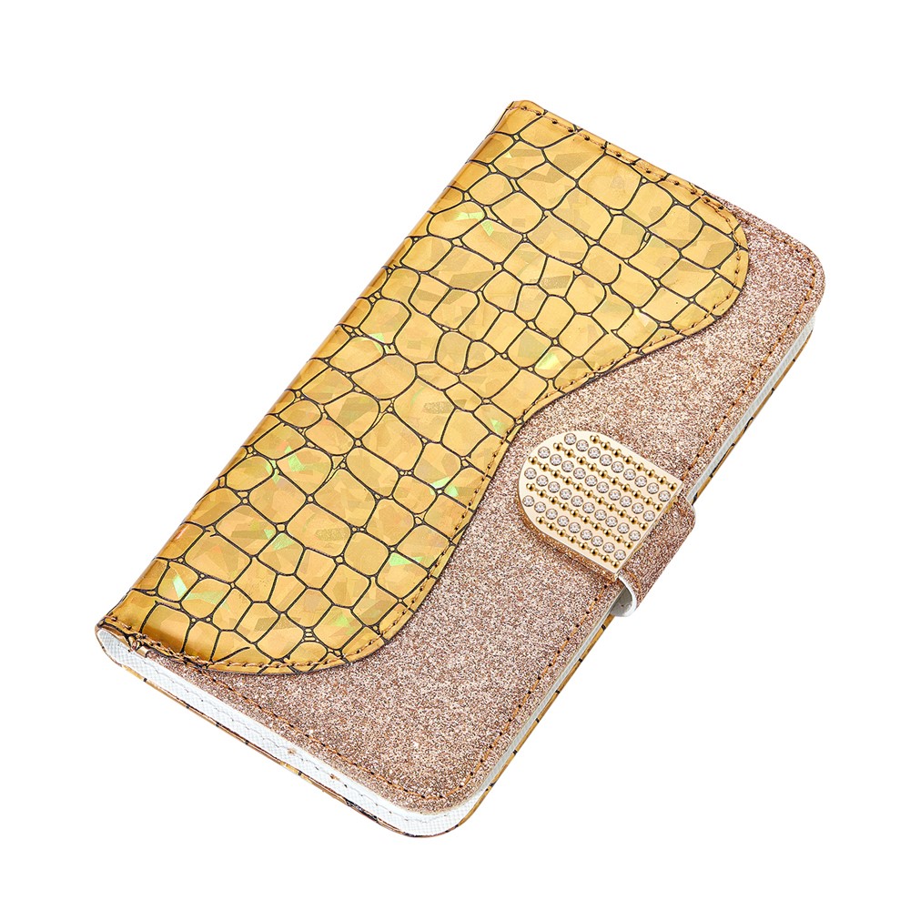 Pouzdro na Samsung Galaxy S20 FE Glitter zlaté